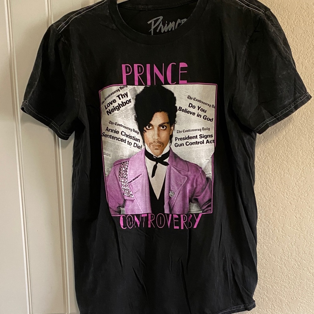 Prince Black and Pink Graphic Tee